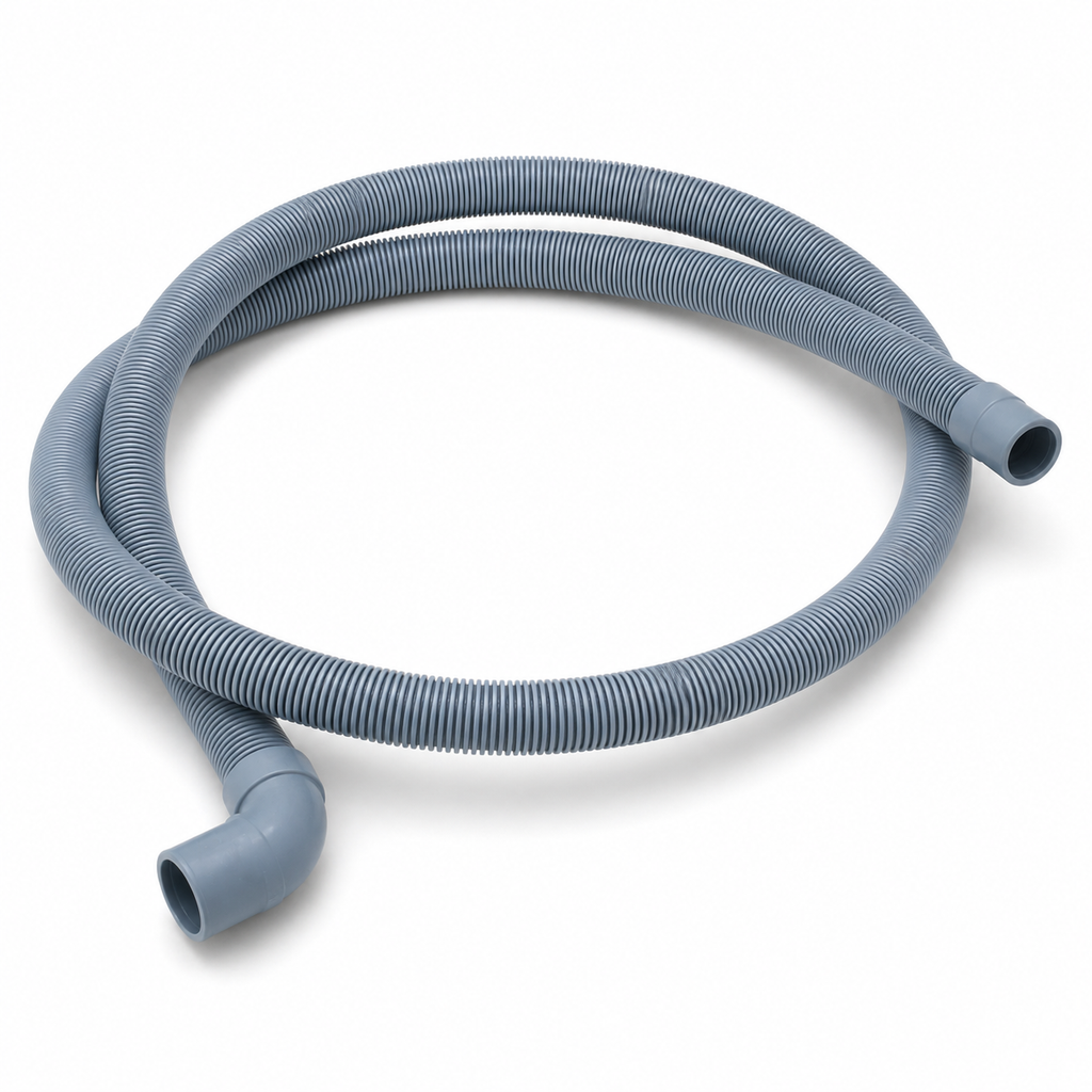 Tubo de descarga 1,5 mt - 18 x 22 mm con codo